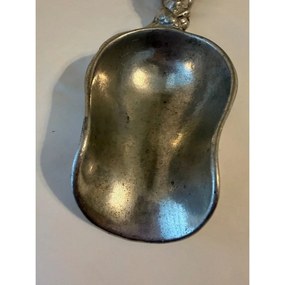Arthur Court 1998 Elephant Handle‎ Nut Candy Scoop Silver Aluminum Figural 7.5